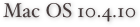 Mac OS 10.4.10